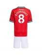 Manchester United Bruno Fernandes #8 Replika Hemmakläder Barn 2025-26 Kortärmad (+ byxor) Manchester United Bruno Fernandes #8 Replika Hemmakläder Barn 2025-26 Kortärmad (+ byxor)